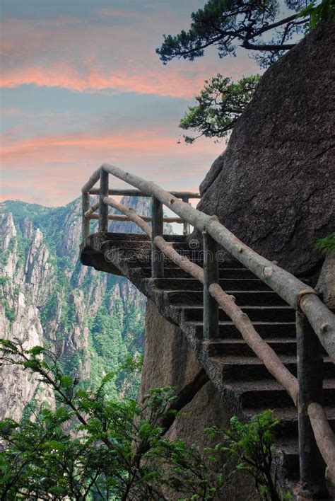 Huangshan Stairs Stock Photos - Free & Royalty-Free Stock Photos from Dreamstime