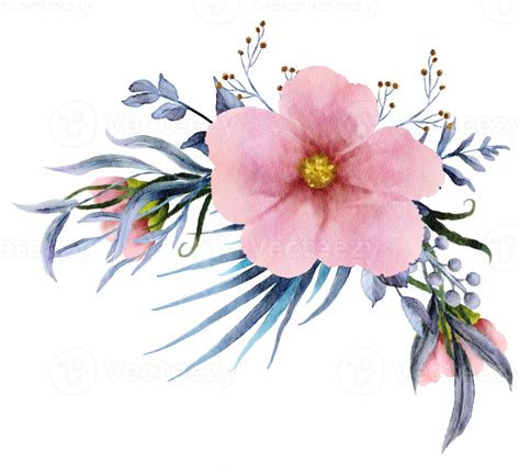 watercolor flower border 16548338 PNG