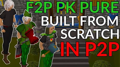 How to Build a Prodded F2P PK Pure in OSRS | Beginners F2P PK Guide | F2P Pure Built From ...