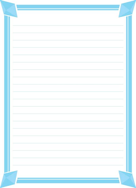 Printable Lined Paper With Border - Get What You Need For Free