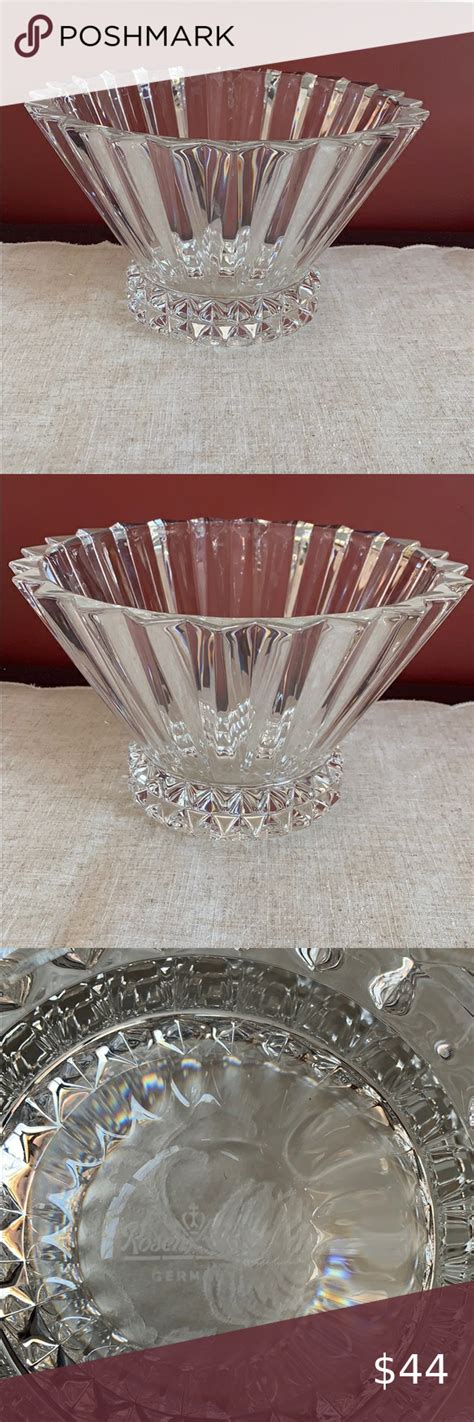 Vintage 1980 Rosenthal Germany Crystal Bowl | Crystal bowls, Crystals ...