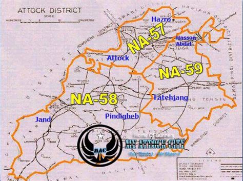 Attock,Hazro,Chahch,Fateh Jang,Jand,Pindi Gheb and Hassan Abdal's Pictures: Attock Map