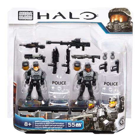 Mega Bloks Halo NMPD Officer Customizer Pack - Walmart.com - Walmart.com