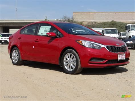 2014 Crimson Red Kia Forte LX #91704240 | GTCarLot.com - Car Color Galleries