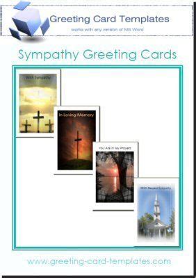 Sympathy Card Templates for MS Word by Greeting Card Templates. $29.95. Collection of sympathy ...