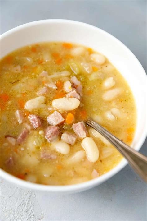 Slow Cooker Ham Bone Soup With Beans