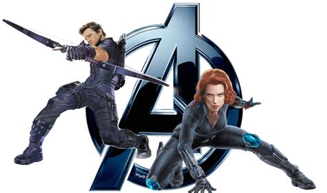 Hawkeye and Black Widow by letydb on DeviantArt