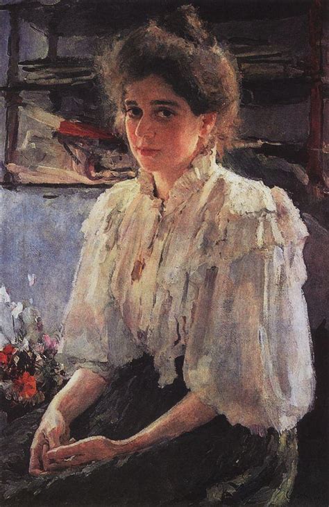 Portrait of Maria Lvova, 1895 - Valentin Serov - WikiArt.org