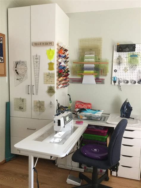 Quilting Corner | Sewing room design, Sewing room inspiration, Room layout