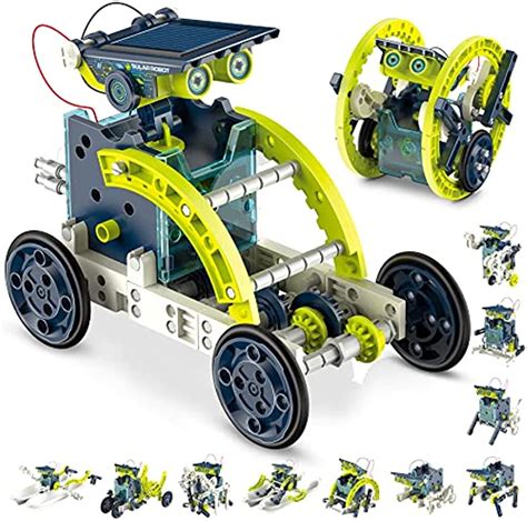 ZRE-RBT c812-in-1 STEM Solar Robot Kit – STEM Projects for Kids Ages 8-12, Learning Educational ...