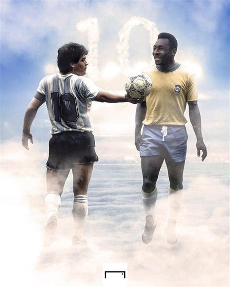 “I hope one day we will play football together in the sky” – Pele after the death of Diego ...