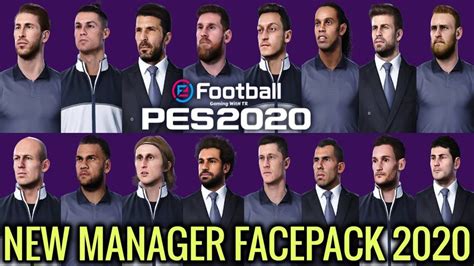 PES 2020 MASTER LEAGUE MANAGER FACEPACK - New Updates Of PES MODS ...