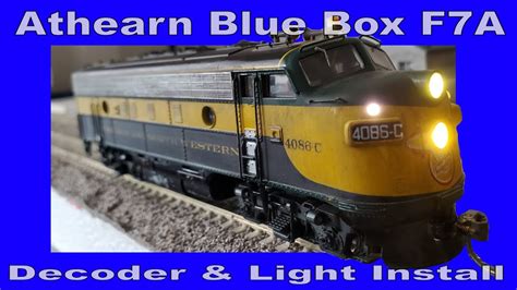 Athearn F7 Blue Box Decoder & Light Install - YouTube