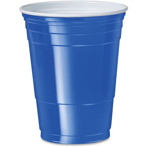 Solo Cup 16 oz. Plastic Cold Party Cups, Blue, 50 / Pack (Quantity) - Walmart.com - Walmart.com