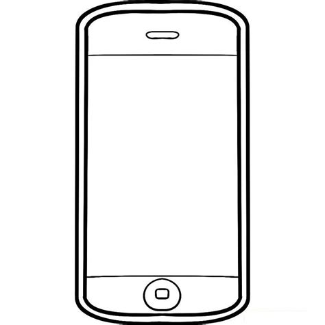 Cell Phone Coloring Page Touchscreen | K5 Worksheets | Art classroom, Teaching, School