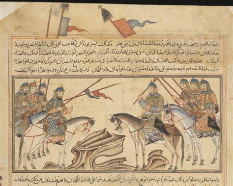 EUL268455 Ms Or 20 f.122r(a) Battle between Abu'l Qasim and the Samanid ...