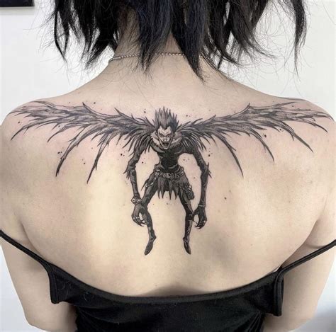 Ryuk tattoo by @abradark : r/deathnote