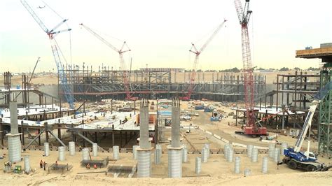 Rams, Chargers can feel the momentum building at Inglewood stadium site ...