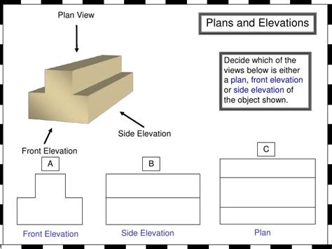 Plans and elevations from whiteboard maths