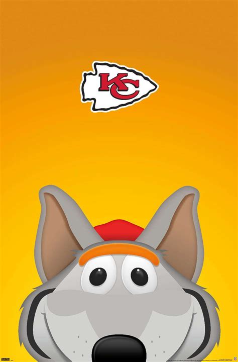 NFL Kansas City Chiefs - Mascot K. C. Wolf 20 Poster - Walmart.com ...