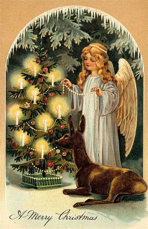 Christmas | Vintage christmas cards, Vintage christmas, Christmas angels