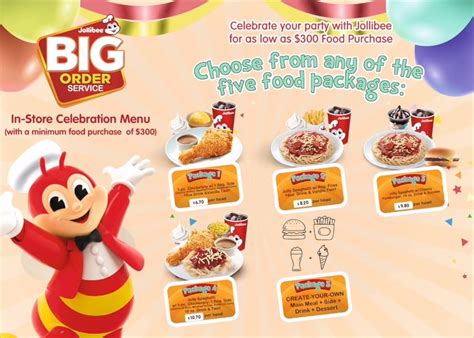 Jollibee Party Package | Celebrate special days with your favourite Jollibee meals! Our Jollibee ...