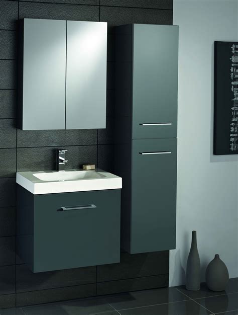 LOMOND 500 WALL HUNG 1 DRAWER VANITY UNIT AND BASIN IN 4 COLOR OPTIONS | Bath Giant