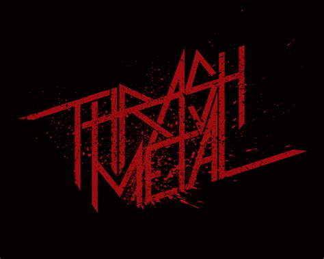 Thrash Metal - logo by Tonito292 on DeviantArt