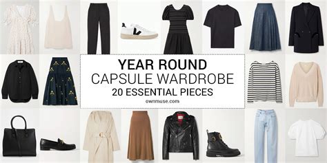 Year Round Capsule Wardrobe: 20 Essential Pieces – OwnMuse