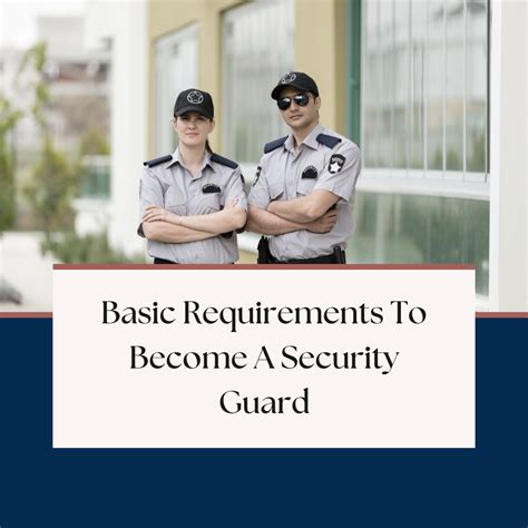 Basic Requirements To Become A Security Guard - Professional Security ...