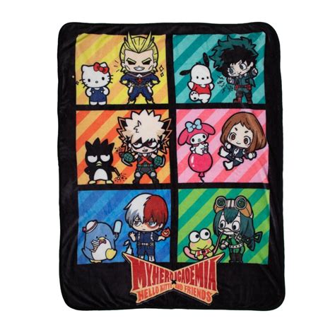 Cheap Best deal 🛒 (ONLINE) DRAGON IMPORTS & COLLECTIBLES LLC Sanrio X My Hero Academia Fleece ...