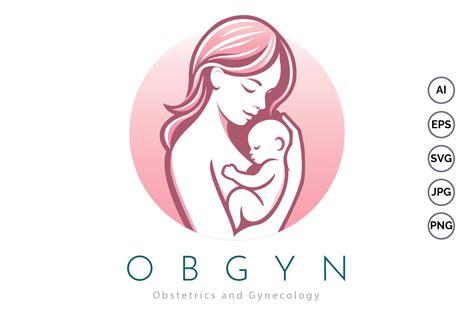 OBGYN Obstetrics and Gynecology Logo Graphic by lordottori · Creative Fabrica