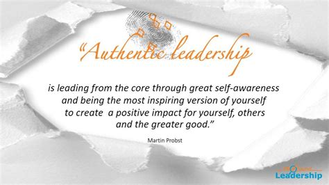 Never underestimate the influence of Authentic Leadership