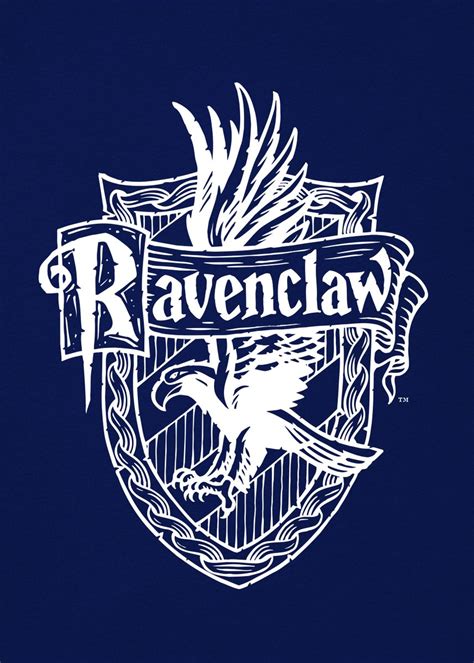 'Ravenclaw Crest' Poster, picture, metal print, paint by Wizarding World | Displate