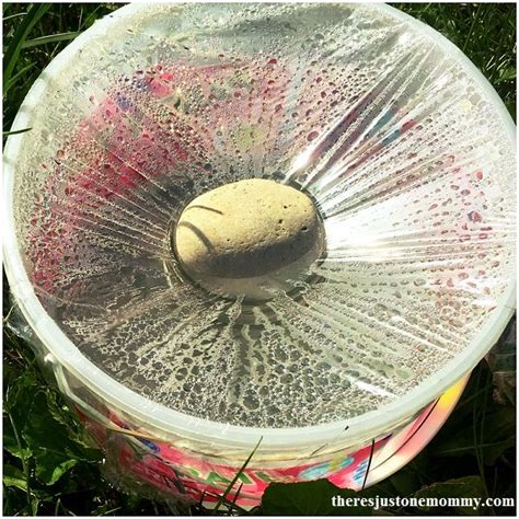 This solar still experiment is a fun summer STEM activity for kids. A ...