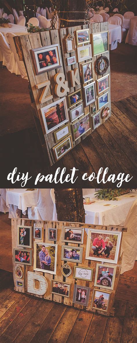 Wedding pallet collage DIY - Kendra Denault PhotographyKendra Denault ...