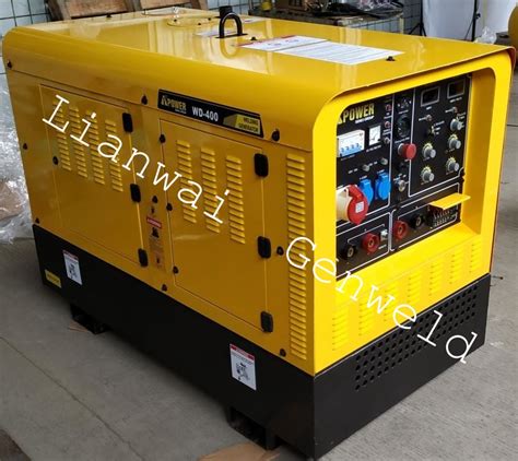 400A Diesel Welder Generator , Engine Driven Welding Machine With Dual Operator Capabilities