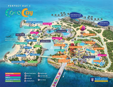 Royal Caribbean Cococay Map - Map Of Myrtle Beach Sc