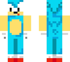 Classic Sonic (Sonic Mania) | Minecraft Skin