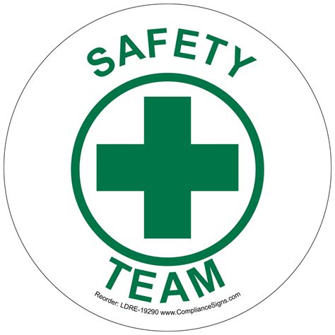 Logos Team Work Safety Sign