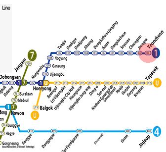 Yeoncheon station map - Seoul subway