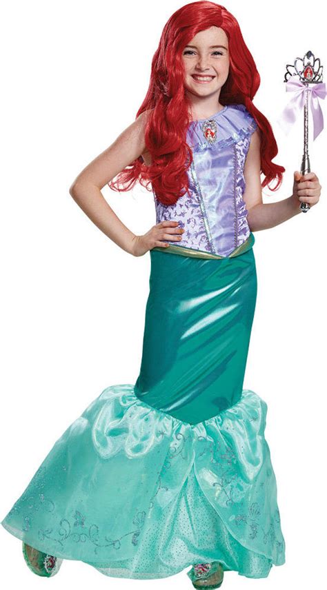 Girl's Ariel Deluxe Costume - the Little Mermaid at Online