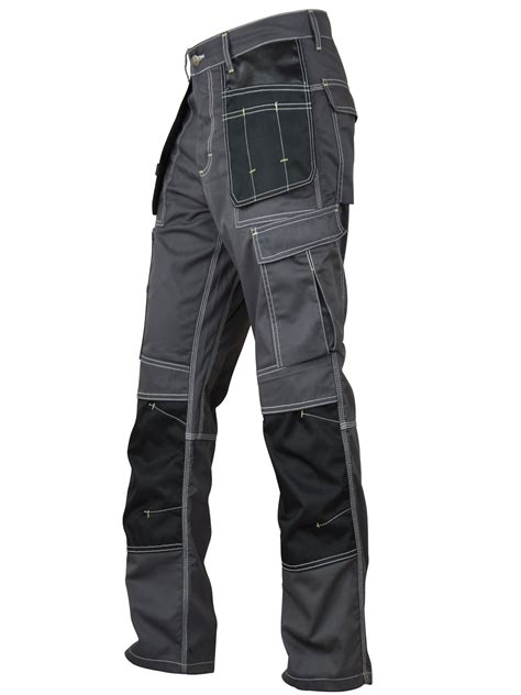 Skylinewears Men Construction Pants Carpenter Cordura Knee Reinforcement Workwear Trousers ...