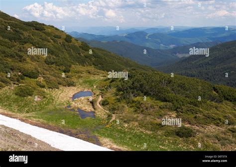 Summer mountain view Stock Photo - Alamy