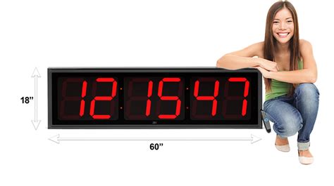 Large Digital Clock | Big Digital Clock | BigTimeClocks