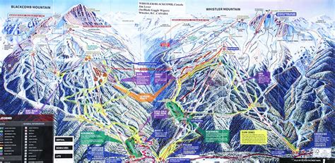 Whistler Blackcomb Ski Area Trail Map