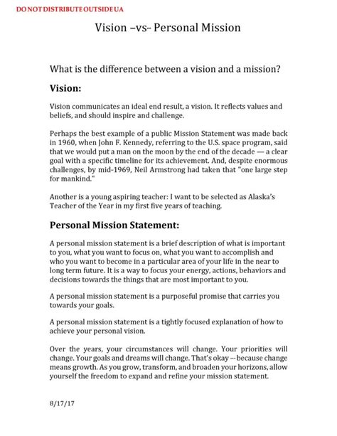 37 Inspiring Mission Statement Templates (Business or Personal) ᐅ