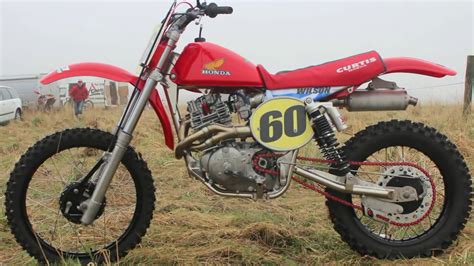 Classic Dirt Bikes 500cc "Curtis Honda" - YouTube