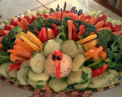 Thanksgiving Turkey Vegetable Platter Ideas - One Hundred Dollars a Month