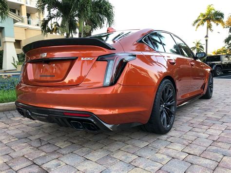 2022 Cadillac CT5-V Blackwing in Blaze Orange Metallic | Cadillac V-Series Forums - For Owners ...